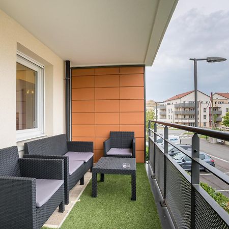 Spacieux - 4 Pers' - Balcon - 2 Lits - Parking Woippy Екстер'єр фото
