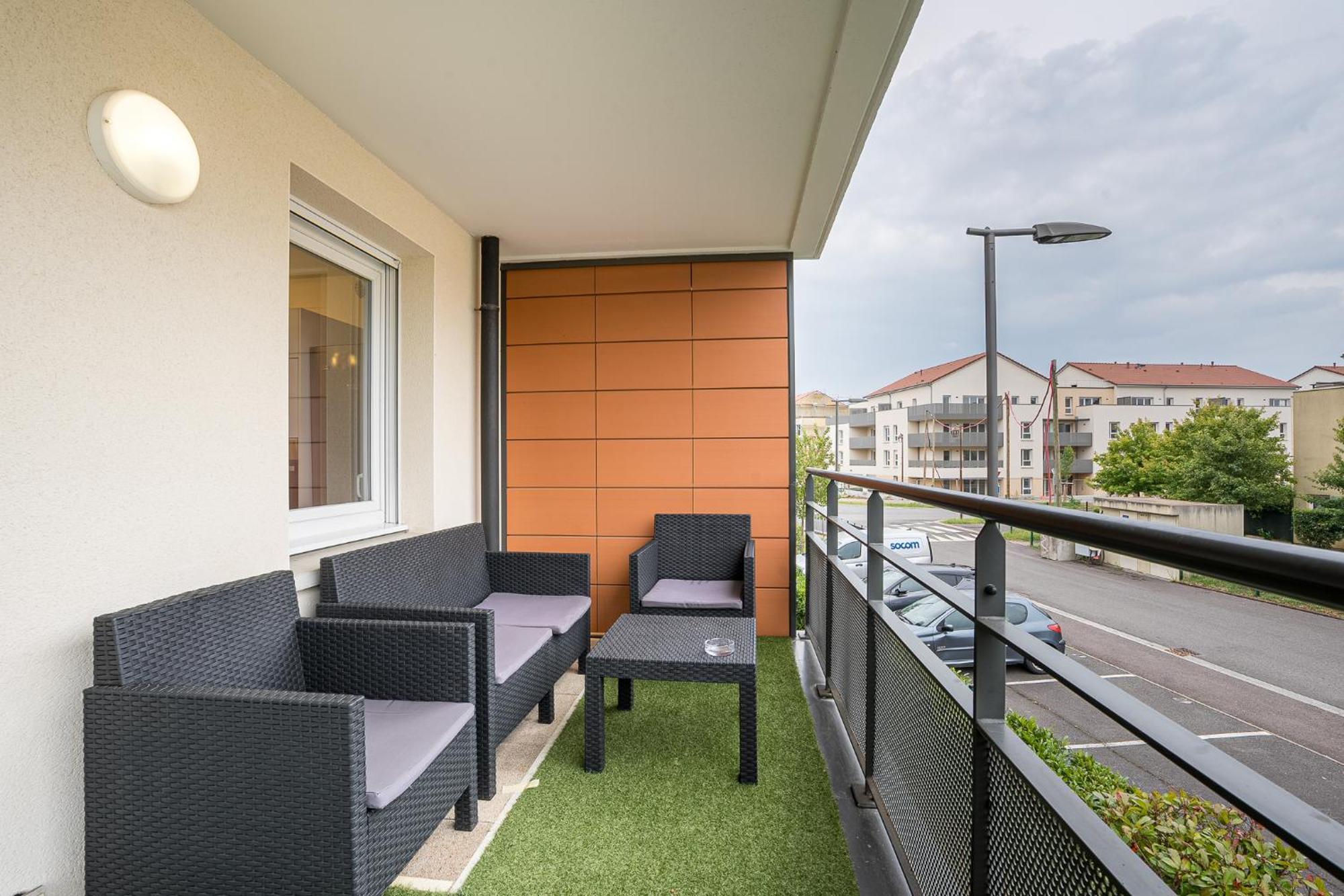 Spacieux - 4 Pers' - Balcon - 2 Lits - Parking Woippy Екстер'єр фото